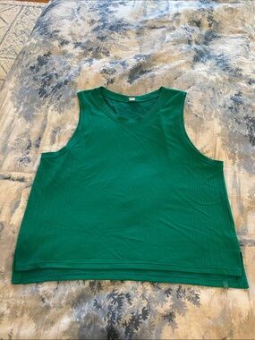 lululemon athletica breeze knit Emerald Green Tank Top
